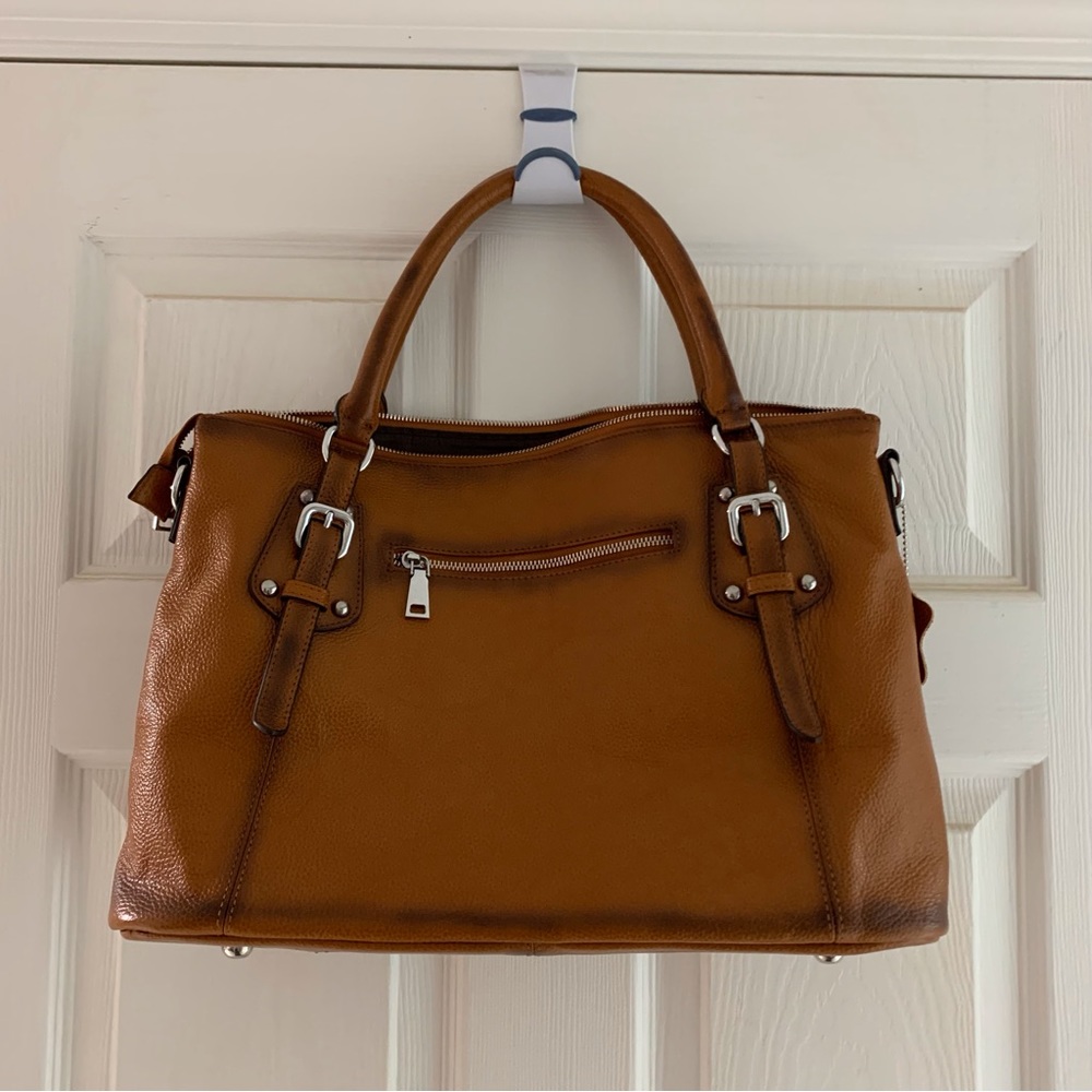 NWOT Vegan Leather Briefcase